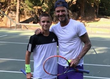Los Beckham invierten para convertir a su hijo Romeo en un campeón de tenis