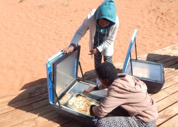 Cocinando con el sol en el desierto del Namib