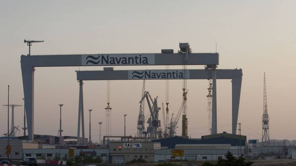 The public shipyard Navantia.