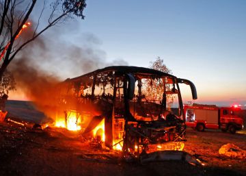 El intercambio de misiles entre Israel y Gaza, en imágenes