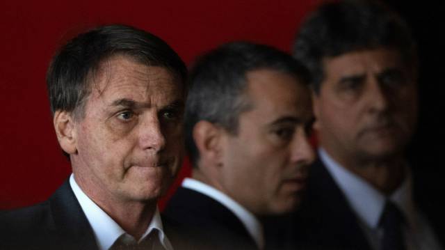 Bolsonaro en Brasilia.