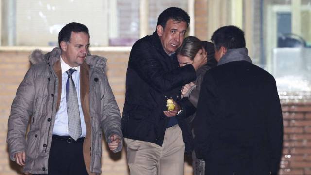 Moreira, al salir de la cárcel el 22 de enero.