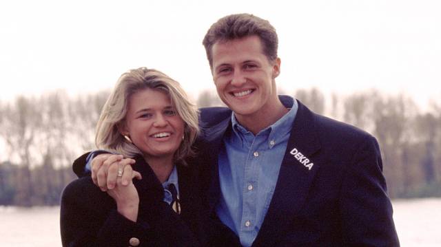 Michael Schumacher, junto a su esposa Corinna.