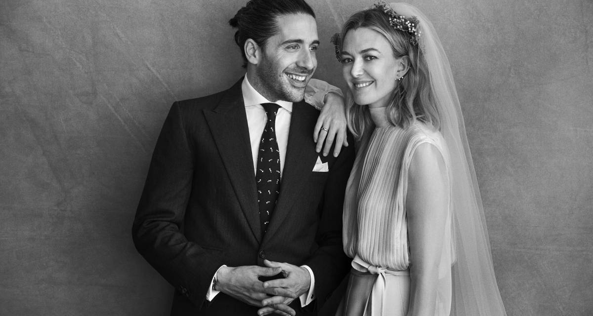 La fotografía oficial de la boda de Marta Ortega y Carlos Torretta.