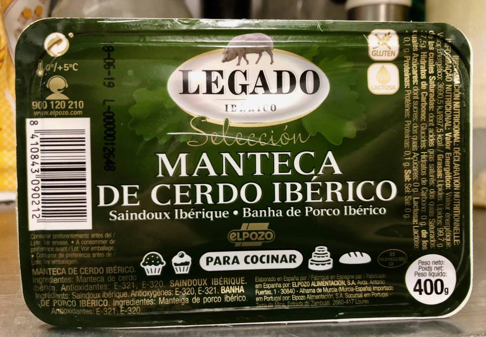 MANTECA UTILIZADA CAPEL