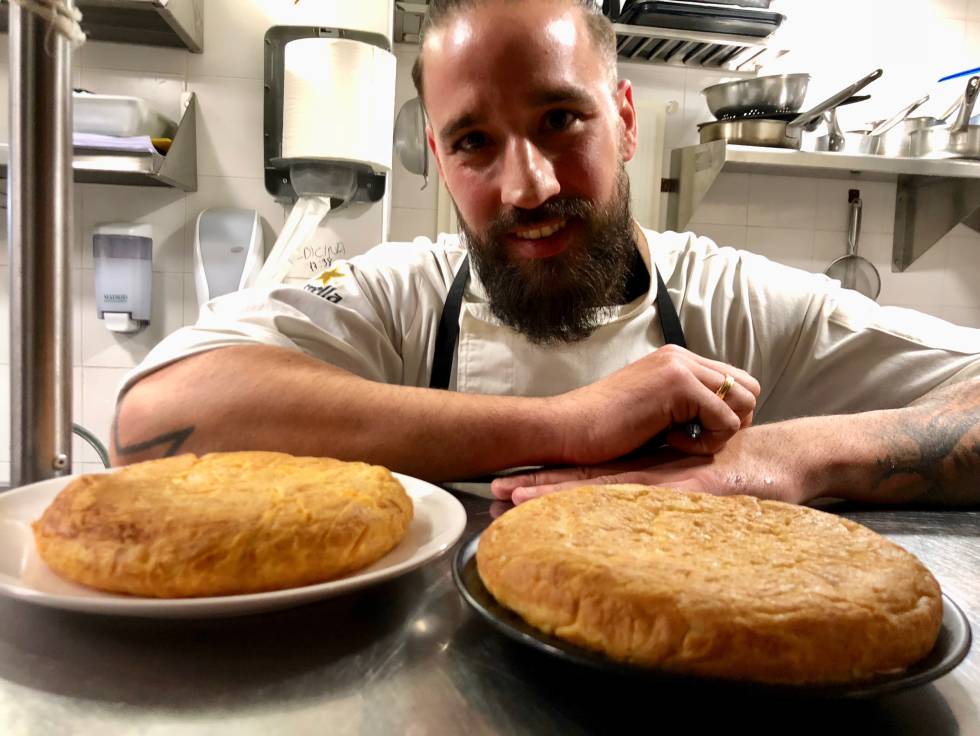 EL COCINERO NACHO TRUJILLO, AUTOR DE LAS DOS TORTILLAS DE PATATAS CAPEL