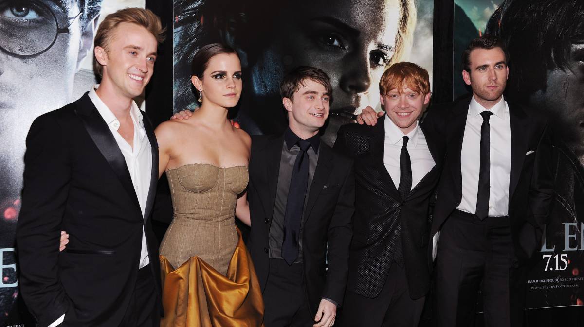 Los protagonistas de 'Harry Potter', en 2011.