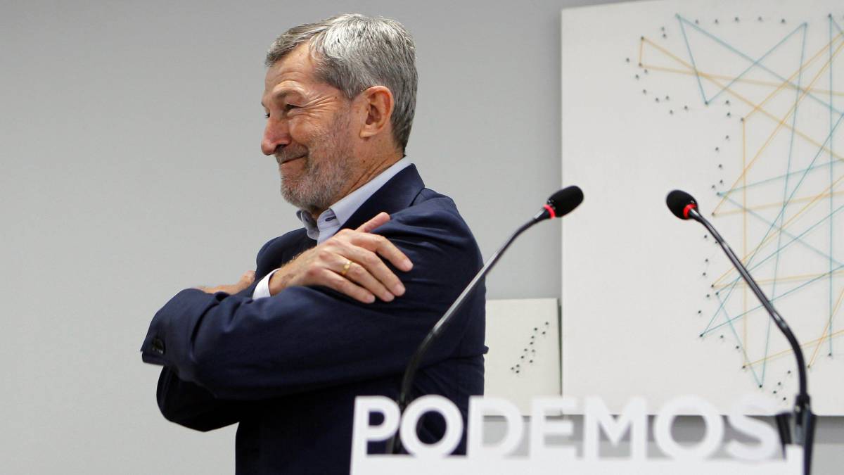 Julio Rodríguez, secretario general de Podemos en Madrid.