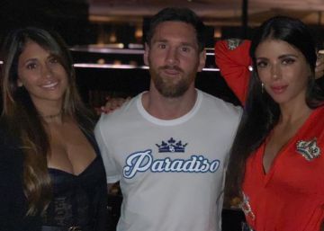 Messi, de vacaciones con su familia y la de Cesc Fábregas en Dubái