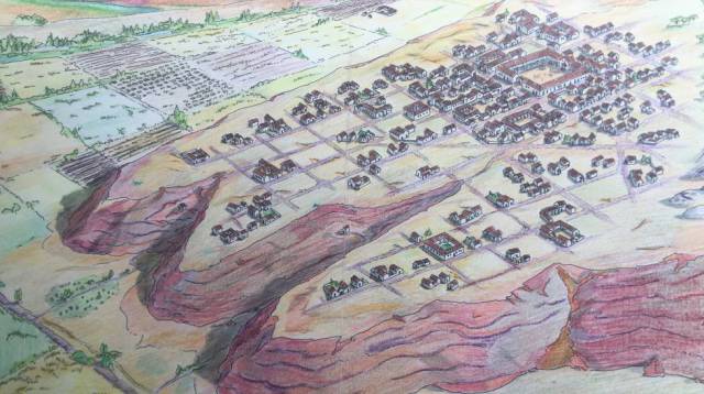 Reconstrucción idealizada de Lancia.