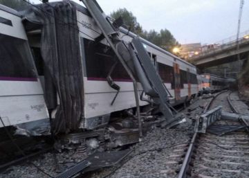 El accidente de tren en Vacarisses, en imágenes