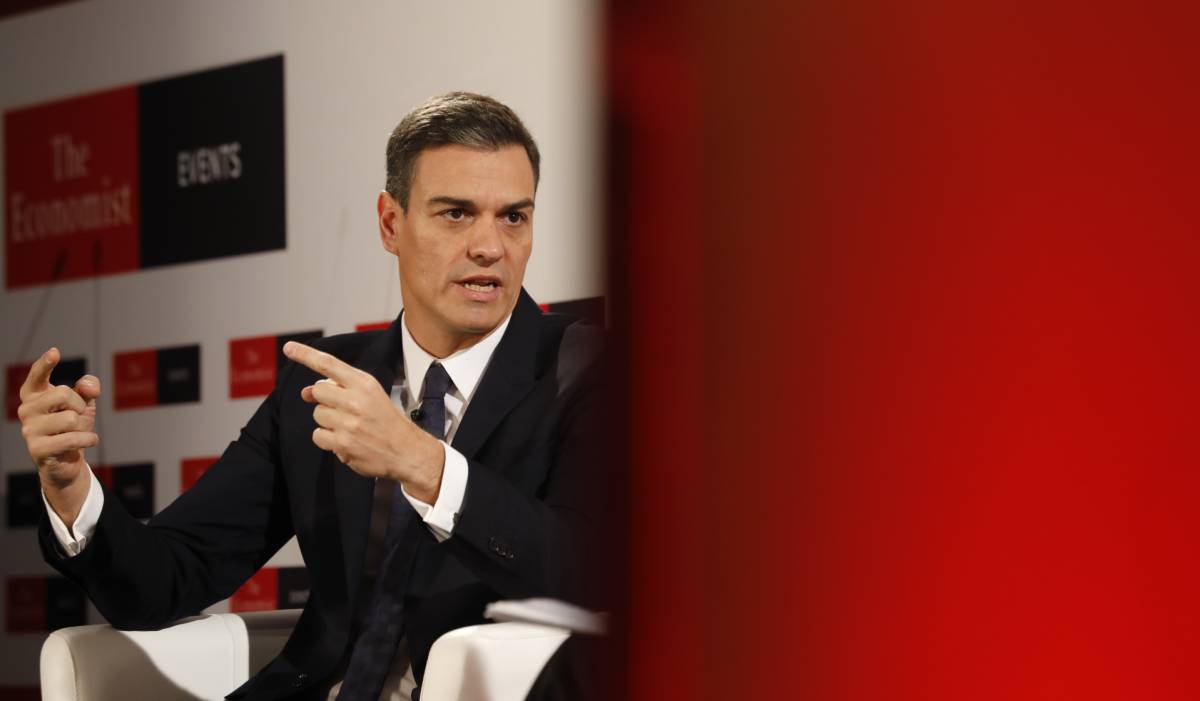 Sánchez participa en la jornada 'The Spain Summit'.