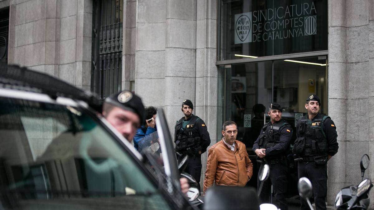 La Guardia Civil este martes en la Operación Colusorium.