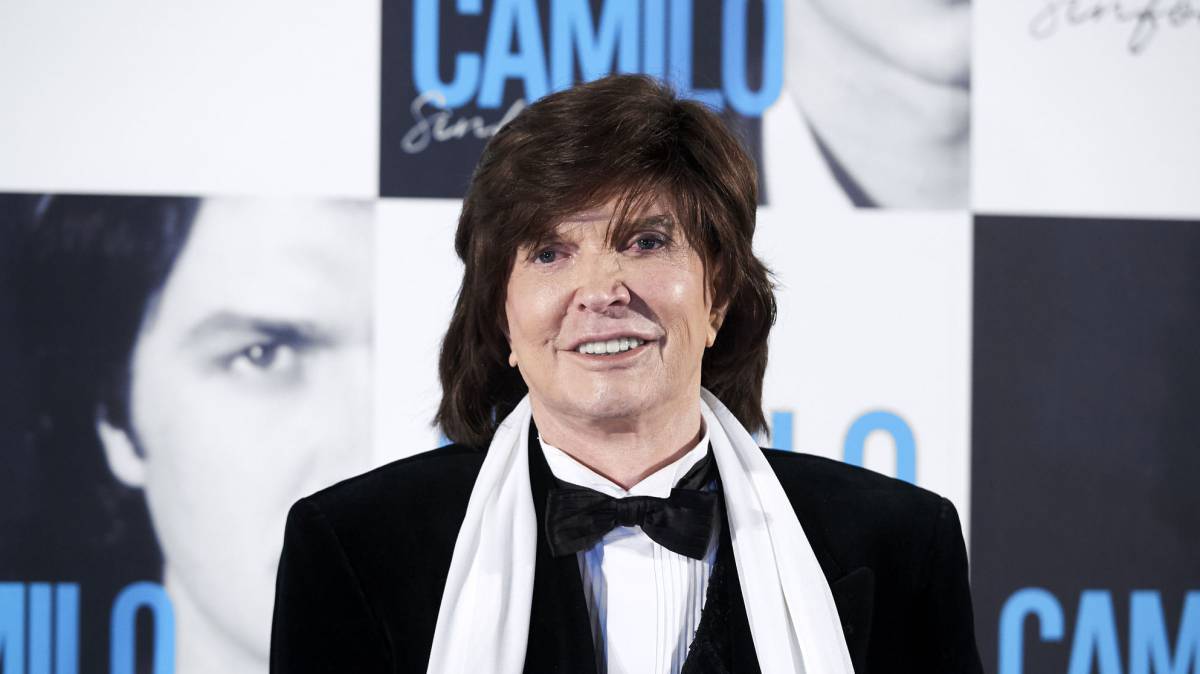 Camilo Sesto, en la presentación de su nuevo disco.