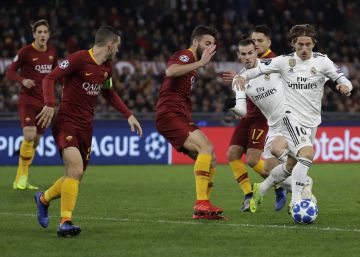 Roma - Real Madrid, la Champions League en imágenes