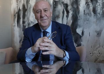 La nueva vida de Del Bosque, sin balón y sin bigote