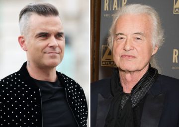 Robbie Williams aviva su pelea con Jimmy Page, el guitarrista de Led Zeppelin