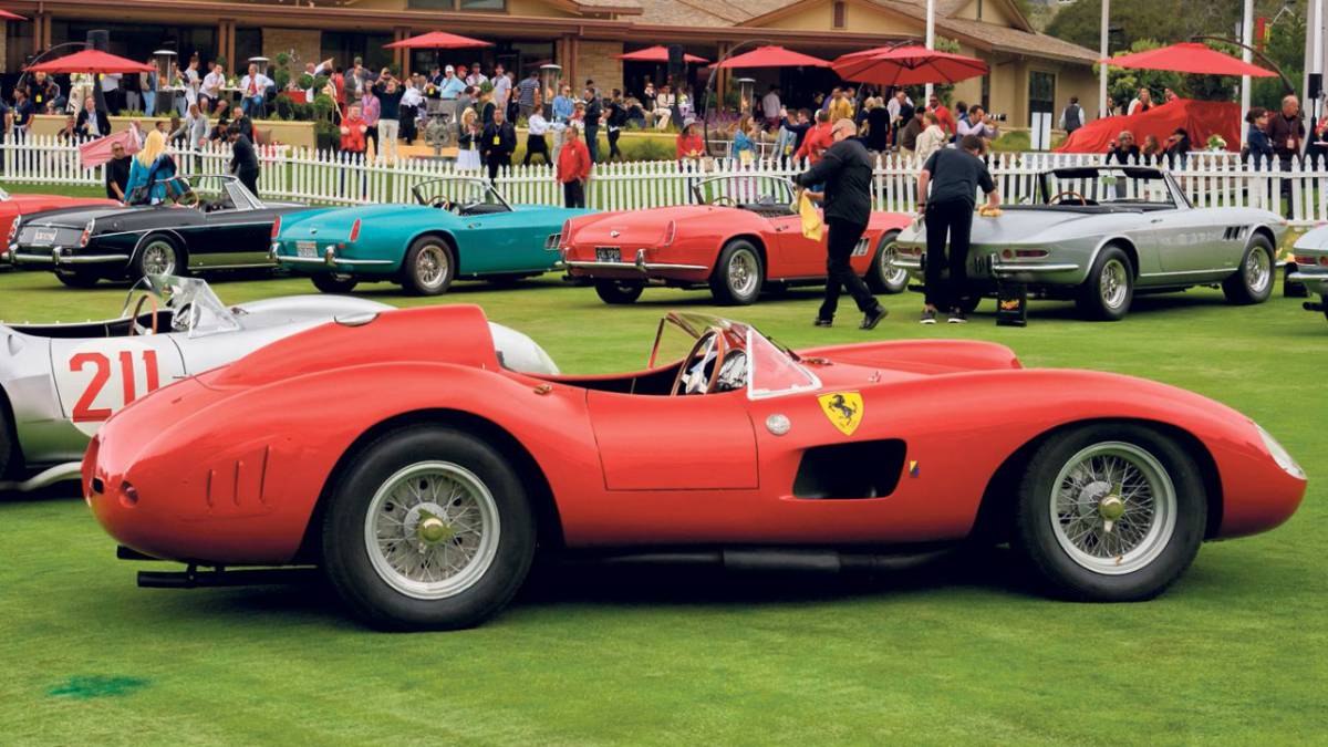 Evento del motor clásico de Pebble Beach.