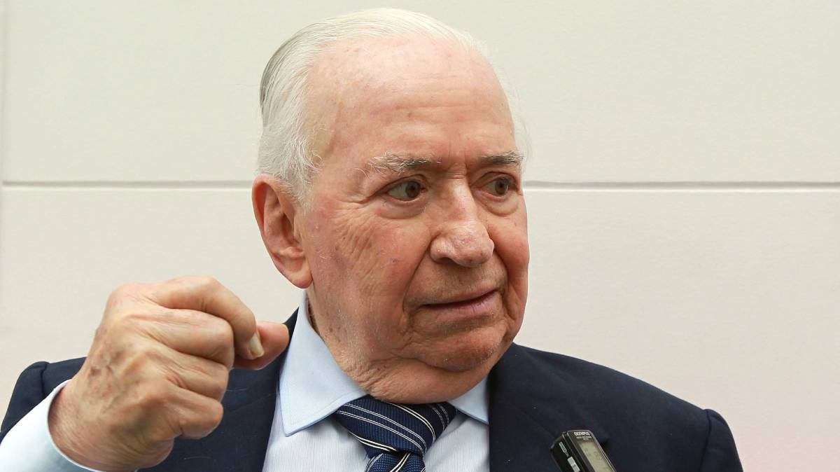 El expresidente de Colombia Belisario Betancur.