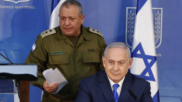 El primer ministro israelí, Benjamín Netanyahu, en Tel Aviv.