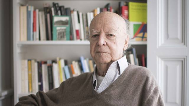 Jorge Edwards, en su casa en Madrid la semana pasada.