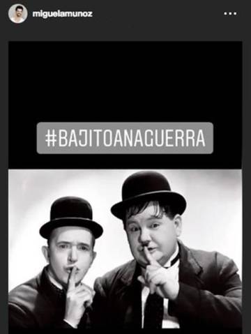 La nueva imagen de Miguel Ángel Muñoz