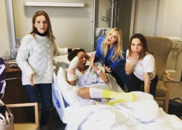 La Spice Girl, Mel B, operada durante tres horas por graves lesiones