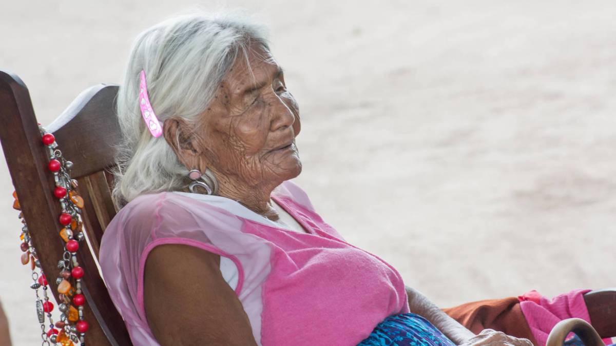 Rosa Grilo, en su casa de Colonia Aborigen.