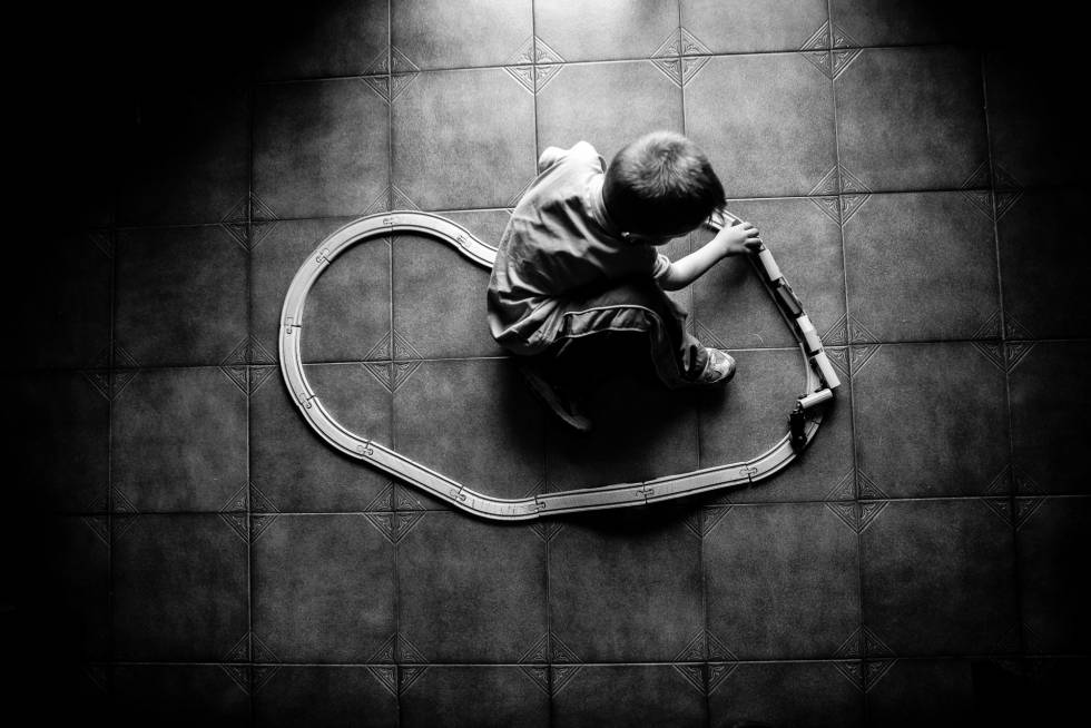 Una imagen de la serie realizada por Mingo Venero para Save the Children sobre pobreza infantil en España.