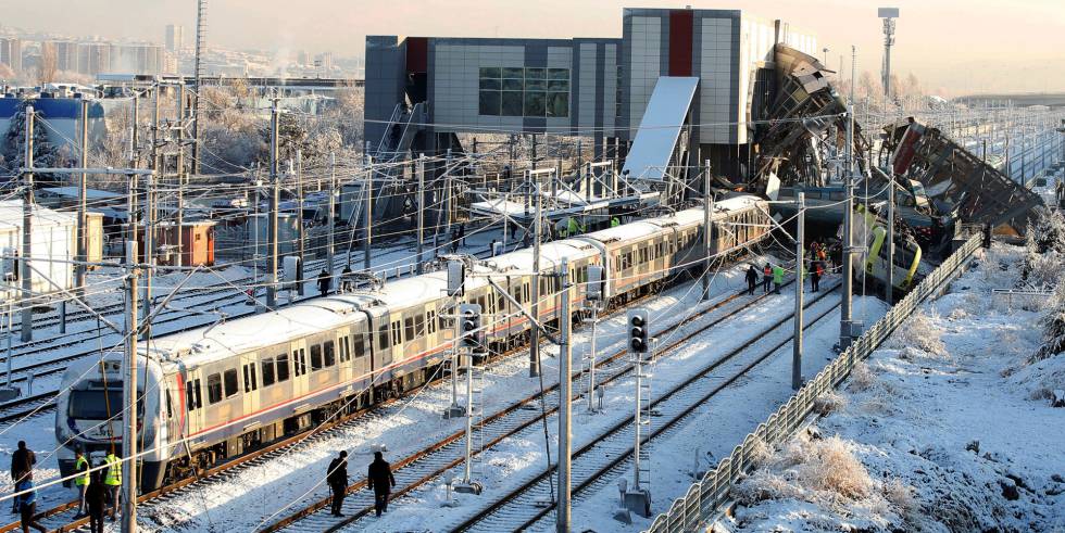 Accidente tren Turquía