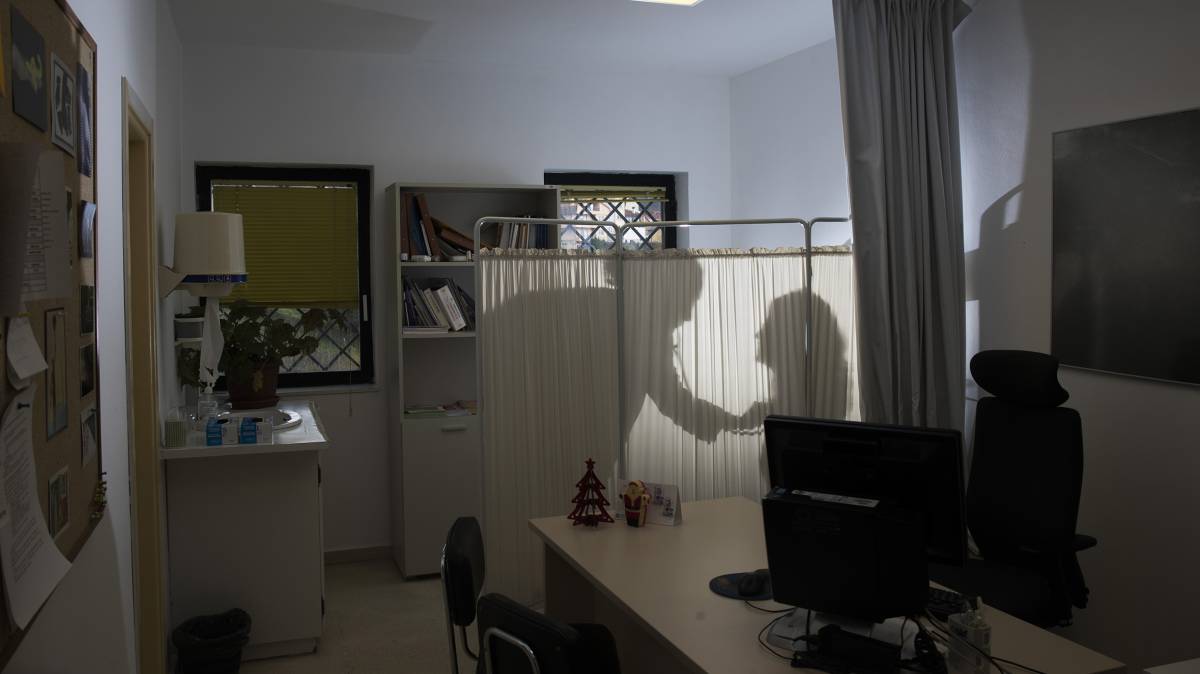 Centro de salud de Lavadores, en Vigo.