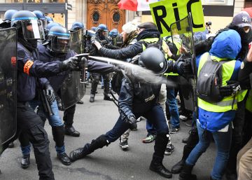 Nueva jornada de protestas de los ‘chalecos amarillos’ en directo : desplegados 8.000 agentes en París