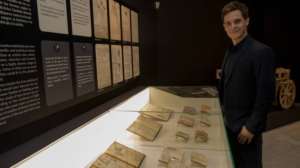 Christian Gálvez, en el Palacio de las Alhajas de Madrid.