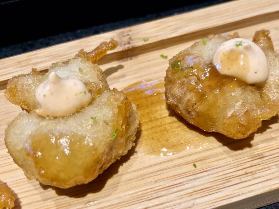 BUÑUELOS DE SESOS DE CONEJO CAPEL