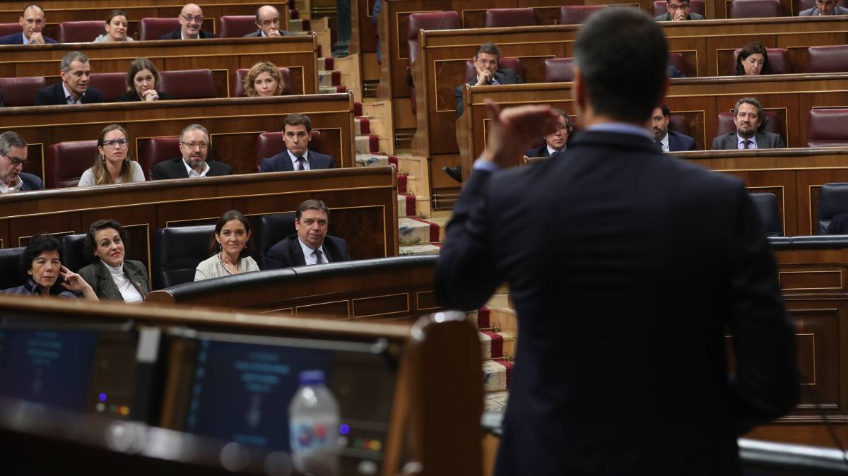 Sánchez, en una sesión de control.