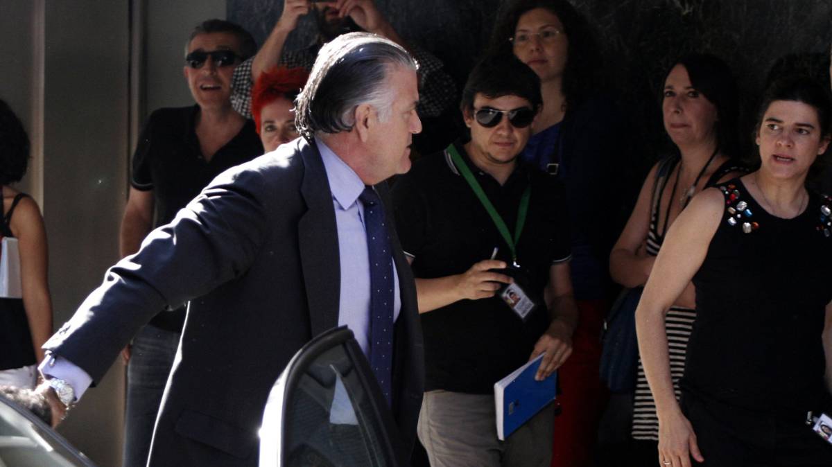 Luis Bárcenas, en la Audiencia Nacional.