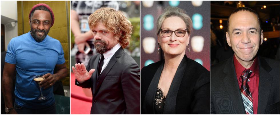 Idris Elba, Peter Dinklage, Meryl Streep y Gilbert Gotfried, en la imagen de izquierda a derecha, son los actores que Duncan Jones ha propuesto para interpretar a su padre, David Bowie.