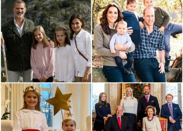 Las felicitaciones navideñas de las familias reales