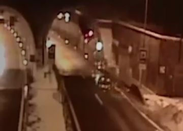 Un conductor sobrevive tras volar con su coche por los aires