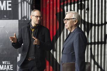 Simon Kretz y Sir David Chipperfield, discípulo y mentor respectivamente de la categoría de arquitectura en el periodo 2016-2017. (Foto: Rolex)