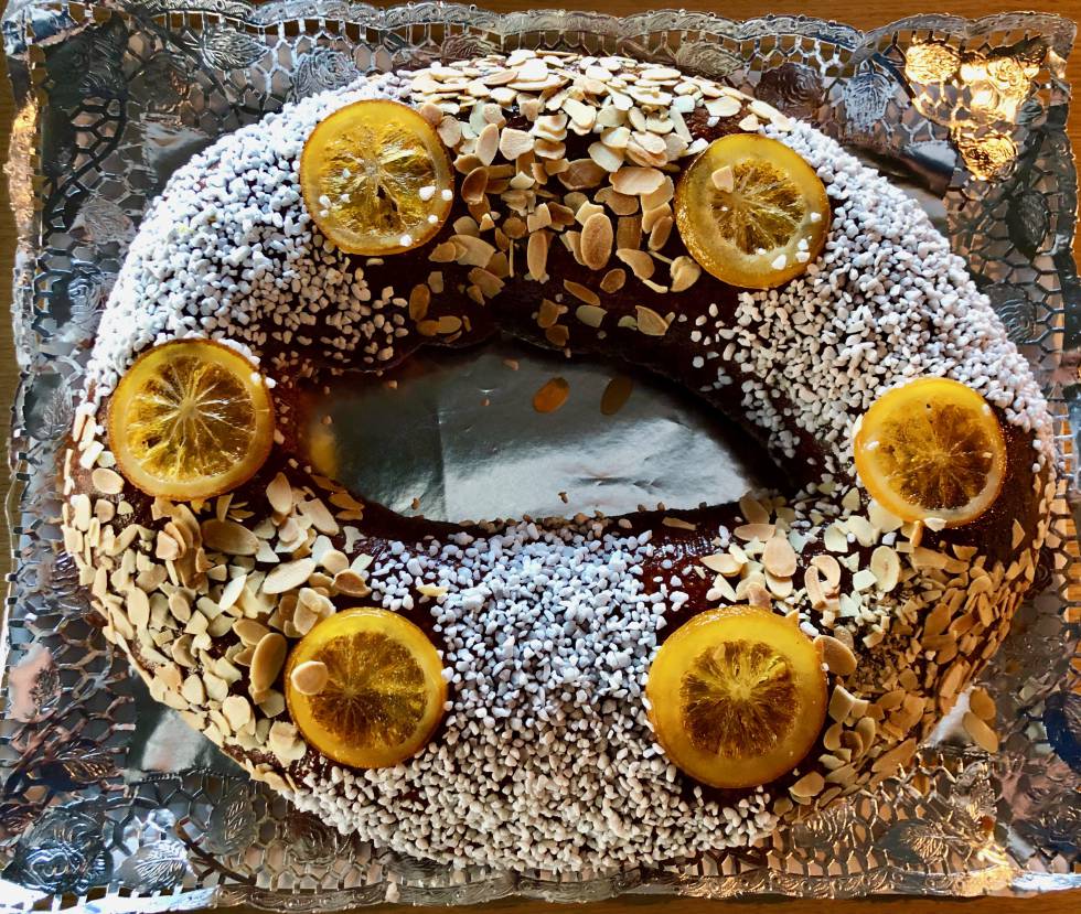 El roscón del Obrador de Isabel Maestre.