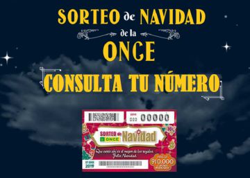 Sorteo de Navidad de la ONCE 2019: consulta los números premiados