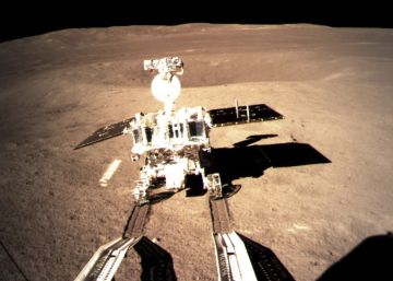 El robot chino ‘Yutu-2’ ya rueda por la cara oculta de la Luna