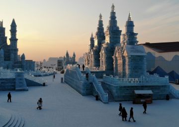 O Festival de Gelo e Neve de Harbin, na China