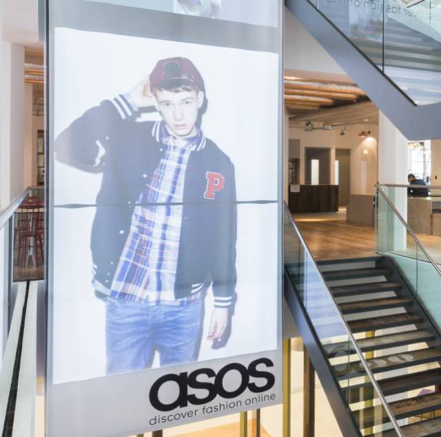 Las oficinas de Asos en Londres.