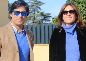 Francisco Rivera y Lourdes Montes, padres de un niño