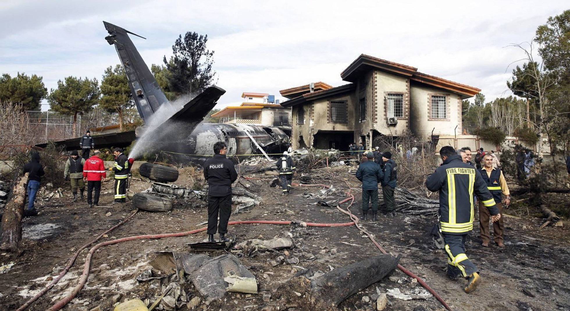 Accidente avion Iran