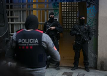 La operación antiterrorista de los Mossos en Barcelona