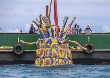 El alucinante parque de esculturas en una isla de las Maldivas que solo puede verse buceando