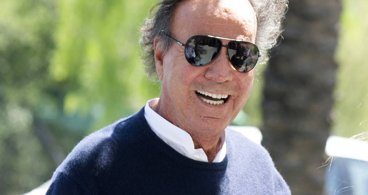 Julio Iglesias, en Málaga en agosto de 2018.